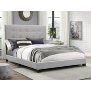 Crown Mark Florence Gray Panel Bed, Twin