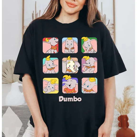 RARE vintage Dumbo Moods Cute Dumbo Shirt Unisex Adult Kid Shirt 591162
