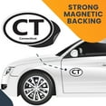 thumbnail image 7 of Magnet Me Up CT Connecticut US State Oval Magnet Decal, 4x6 In, Vinyl Automotive Magnet, 7 of 7