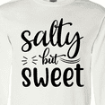 thumbnail image 4 of Inktastic Salty but Sweet Long Sleeve T-Shirt, 4 of 5