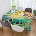thumbnail image 2 of Yayeee Tablecloths for Rectangular Tables 54 x 54 inch Party Table Cover, Colorful Plants, 2 of 6