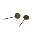 thumbnail image 3 of 10 piezas pinzas para el cabello Sunnimix colores bronce flor de filigrana 20.4mm, 3 of 5