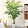 thumbnail image 2 of Palmera Artificial 180 cm Plantas Tropicales Falsas con 18 Troncos Hojas Interior Exterior Casa Oficina Tienda Porche Decoración Patio, 2 of 8