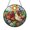 Acrylic 3.5 Inch, variant on Stained Glass Style Chicken Garden Suncatcher, Decorative Window Panel for Rustic and Floral Home Themes