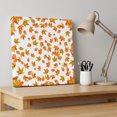thumbnail image 4 of Ships Next Day Canvas Wall Art 8"x8", Fall Wood Framed Canvas Print Painting, Thanksgiving Watercolor Orange Green Maple Leaf Ready to Hang Small Picture Wall Decor for Home Bathroom Nursery Kitchen, 4 of 9