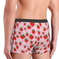 thumbnail image 3 of Uemuo Hand Drawn Strawberry Pattern Men's Boxer Briefs,Trunk Anti-Chafing,Comfortable, Durable, and Stylish Underwear-Medium, 3 of 9
