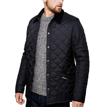 Barbour NEW Black Mens Size 2XL Quilted Liddesdale Corduroy Jacket