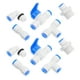 thumbnail image 4 of Conector de tubería de PE, 10 piezas, bola, conector recto, conector en T, codo, extensión, para purificador de agua, filtro, accesorios de tubería., 4 of 5