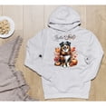 thumbnail image 5 of Hello Fall Australian Shepherd Scarf Welcome Autumn with Leaves Pumpkins Hoodie Unisex Merch Hoodies Aussie Dog Lover Gifts - 00011, 5 of 6