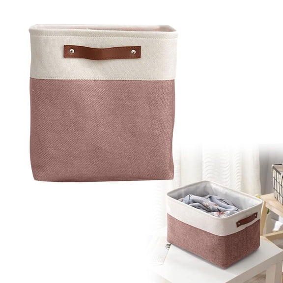 Clearance Under $5.29 Large Storage Basket with Handles, Fabric Storage Bin for Clothes, Toys, Books, and Laundry, Foldable Canvas Organizer for Bedroom, Closet, and Nursery