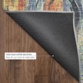 thumbnail image 5 of Addison Rugs Mayfield Premium Machine Washable Transitional Abstract Denim Round Rug, 8' x 8', 5 of 5