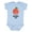 AE-Light Blue, variant on Apple of My Daddy's Eye Cute Red Apple Boys or Girls Baby Bodysuit