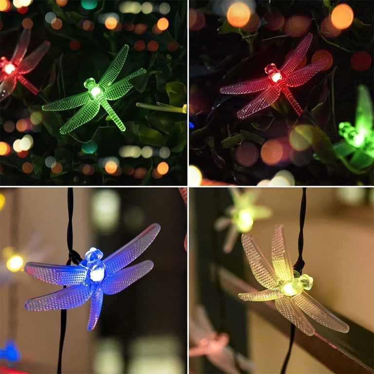Dragonfly Patio String Lights Kmart CIAOYE Ciaoye Dragonfly Solar