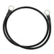 thumbnail image 1 of 1 Pcs Cable de Inversor de Batería 10 AWG Gauge 2.5FT 3/8" Lug Cable de Batería Universal para Automóvil Vehículo Barco RV Solar Cobre Estañado Negro, 1 of 7