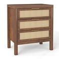 thumbnail image 2 of Bedside Table 3 Layers Large Capacity Drawer Design Multifunctional Wooden Night Stand For Bedroom, 2 of 8
