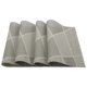 thumbnail image 1 of 4 Piezas de Manteles de Patrón de Bloques de PVC PET para Cocina y Mesa de Comedor, Manteles Lavables, Color Marrón, 1 of 6