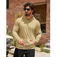 thumbnail image 3 of COOFANDY Mens Hoodie Casual Drawstring Athletic Hoodies Hooded Pullover Sweatshirts with Pocket, 3 of 6