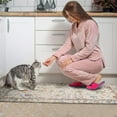 thumbnail image 4 of 2 Piece Bohemian Light Blue National Design Farmhouse Rug Kitchen Rug Set, Decor Kitchen Rugs, Absorbent Non-Slip Washable Floor Mats, Home Indoor Runner Rugs 17"x47"+17"x30", 4 of 7