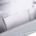 thumbnail image 4 of Premium Large Metallic Glitter Envelope Flap Clutch Evening Bag, 4 of 4