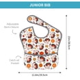 thumbnail image 4 of Kdxio Turkey And Thanksgiving2 Bibs For Babies, Baby Bibs for Eating, Toddler Bibs, Waterproof Bibs, Feeding Bibs, for Toddlers, Boys, Girls, 4 of 8