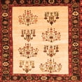 thumbnail image 1 of Ahgly Company Indoor Square Persian Orange Traditional Area Rugs, 4' Square, 1 of 1