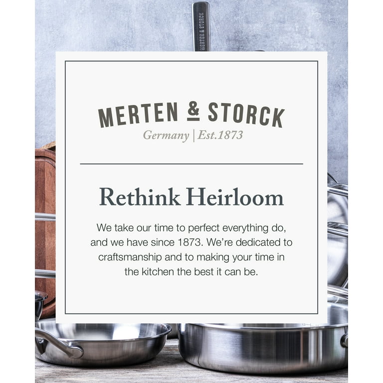 Merten & Storck CC005816-001 12 Inch Carbon Steel Induction Frying Pan  Skillet 885837030525