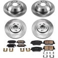 thumbnail image 3 of PowerStop Front and Rear Stock Replacement Brake Pad and Rotor Kit Fits: HYUNDAI KIA Select Models KOE8009, 3 of 8