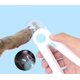 thumbnail image 1 of Cortaúñas de acero inoxidable para gatos, color blanco y azul, ideal para manicura y cuidado de mascotas., 1 of 4