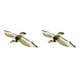 thumbnail image 3 of maskred Life Size Bird Scarer Flying Kite with Light and Sound for Farm Garden Hawk 2Set, 3 of 6
