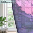 thumbnail image 4 of Yayeee Window Curtains Light Filtering 63"x52" Grommet Panel Pair Home Living Room Decor, White Cat Walking, 4 of 7