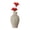 D, variant on OIUR Mini Ceramic Vase Refrigerator Magnet with Artificial Flower Home Office Kitchen Locker Fridge 3D Miniature Flower Vase Magnetic Decoration Ornament