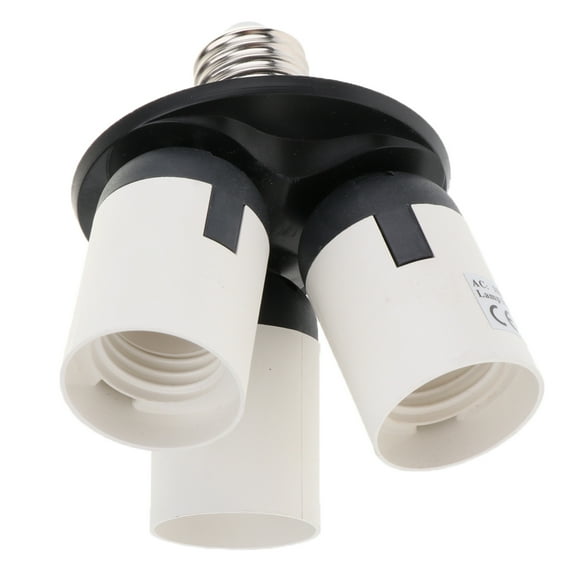 E27 to 3 E27 Socket A Lamp Bulb Base Holder