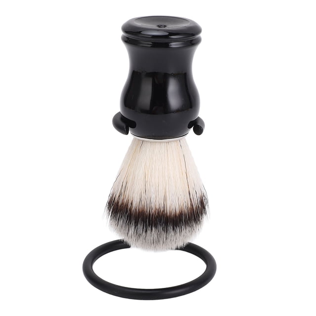 Pincel de Afeitar Con Soporte, Cepillo de Afeitado de Cabello Con Soporte de Agarre Fácil para Hombres Cuidado de Barba