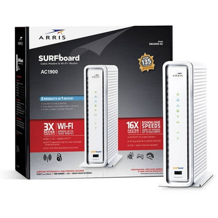 ARRIS SURFboard SBG6900-AC Cable Modem with AC1900 WiFi Router