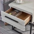 thumbnail image 6 of Bedroom Set 2-Piece Queen Plush 3D Upholstered White Dove with Nightstand | Fabric,Upholstered | Standard Beds, 6 of 14