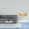 thumbnail image 2 of Escultura de ángel,Estatua de ángel para decoración del hogar,manualidades,color blanco,Arte de pared colgante,Decoración de pared de metal con colgante de hierro nórdico de lujo,Arte de, 2 of 8