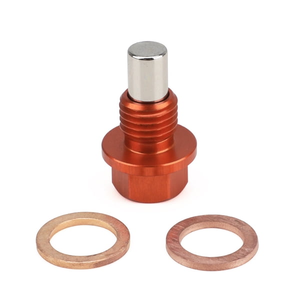 Tornillo de tapón de drenaje de aceite magnético universal para modificación de coche 7075-T6 tornillo de cárter de aceite de aleación de aluminio-M14 * 1,5 dontodent Kuyhfg Sin marca