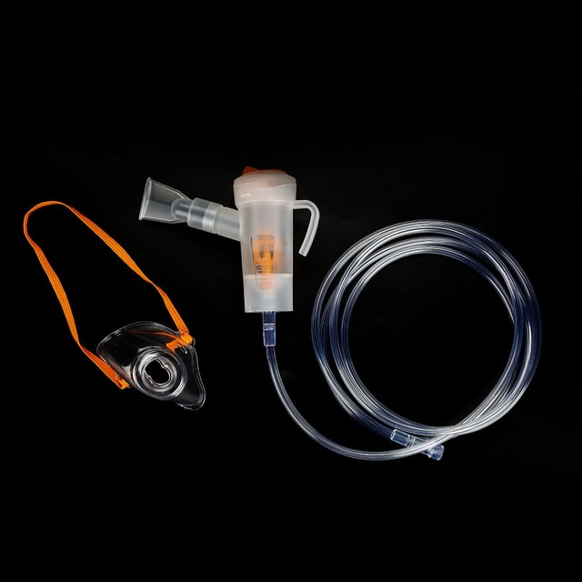 Protector facial desechable, compresor de medicina, nebulizador de inhalación, protector facial de oxígeno para medicina, protector facial de oxígeno, uso conveniente