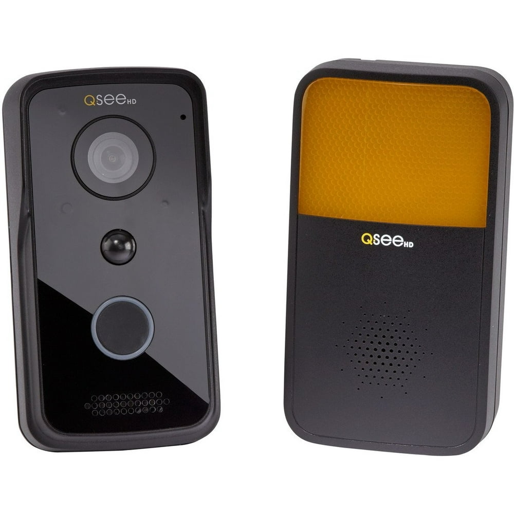 WiFi Doorbell Camera & Chime Black
