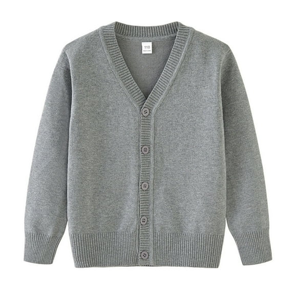 Uxgjfwu Children's Sweater Knitwear Kids Sweater Winter Warm Cardigan Clothing Knitted Cardigan Sweater Tops