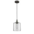 thumbnail image 1 of 7 in. Shade Lighting Ironclad Industrial-Style 1 Light Ceiling Mini Pendant - Oil Rubbed Bronze, 1 of 1