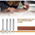thumbnail image 3 of 4 Pcs Kit d'Outils de Perforation en Cuir DIY (4mm), 3 of 5