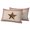 Red Brown, variant on Outdoor Pillow Covers 16x16 Set of 2, Western Texas Star Retro Waterproof Patio Throw Pillow Covers for Couch Sofa Chair, Country Vintage Red Beige Plaid Decorative Pillowcases for Throw Pillows