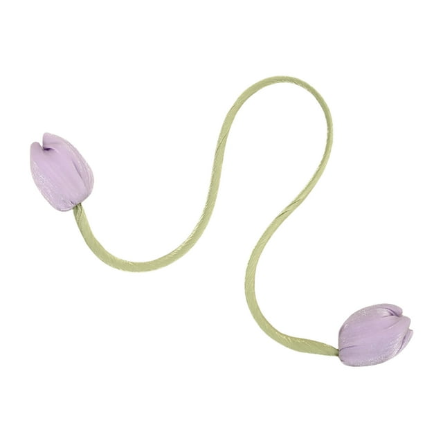 Tulips Fresh Flowers Tulip Hook Curtain Rope Beautiful Practical Curtain Tie Flowers Fresh Sweet Decoration Hooks for Curtains