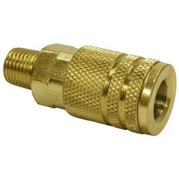 Kdar 28023 Industry & Milton Male NPT Coupler - 0.25 x 0.25 in.