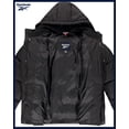thumbnail image 4 of Chaqueta de invierno para hombre Reebok, acolchada, pesada, aislante, negra, talla M, 4 of 7