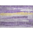 thumbnail image 2 of Addison Rugs Mayfield Premium Machine Washable Transitional Abstract Purple Rectangle Rug, 1'8" x 2'6", 2 of 6