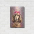 thumbnail image 3 of Luxe Metal Art 'Flower Crown Poodle' by Furbaby Affiliates, Metal Wall Art, 16"x24", 3 of 9