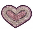 thumbnail image 1 of Mr. MJs Trading AG-64105 Braided Heart Rug, 1 of 1