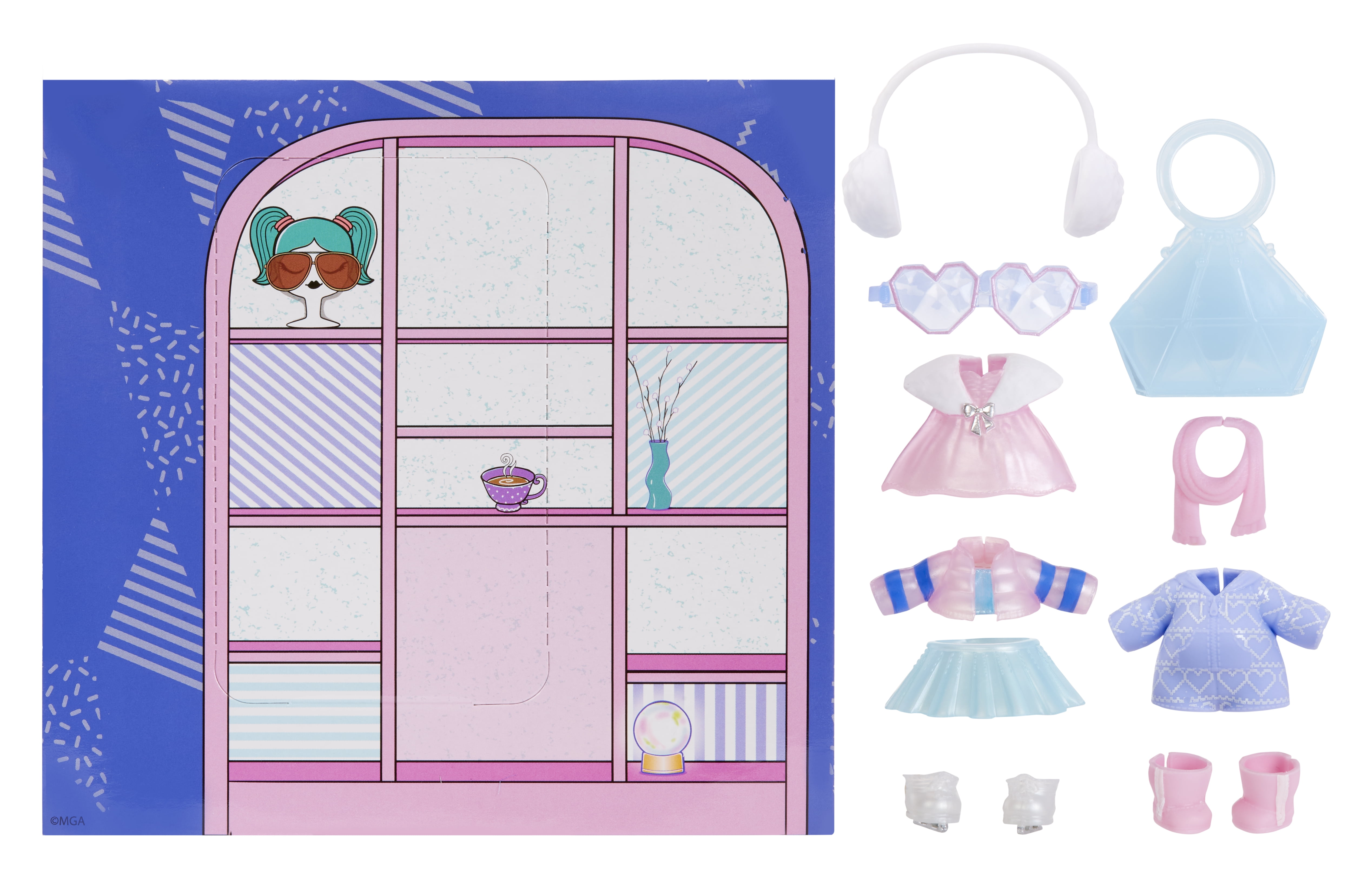 LOL Surprise Fashion packs, 6 Unique Styles Each with 3 Outfits, 2 Pairs of Shoes, 4 Accessories
